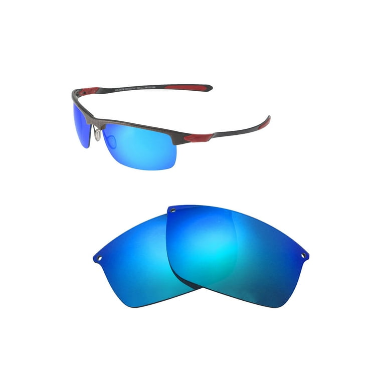 Walleva Ice Blue Polarized Replacement Lenses for Oakley Carbon