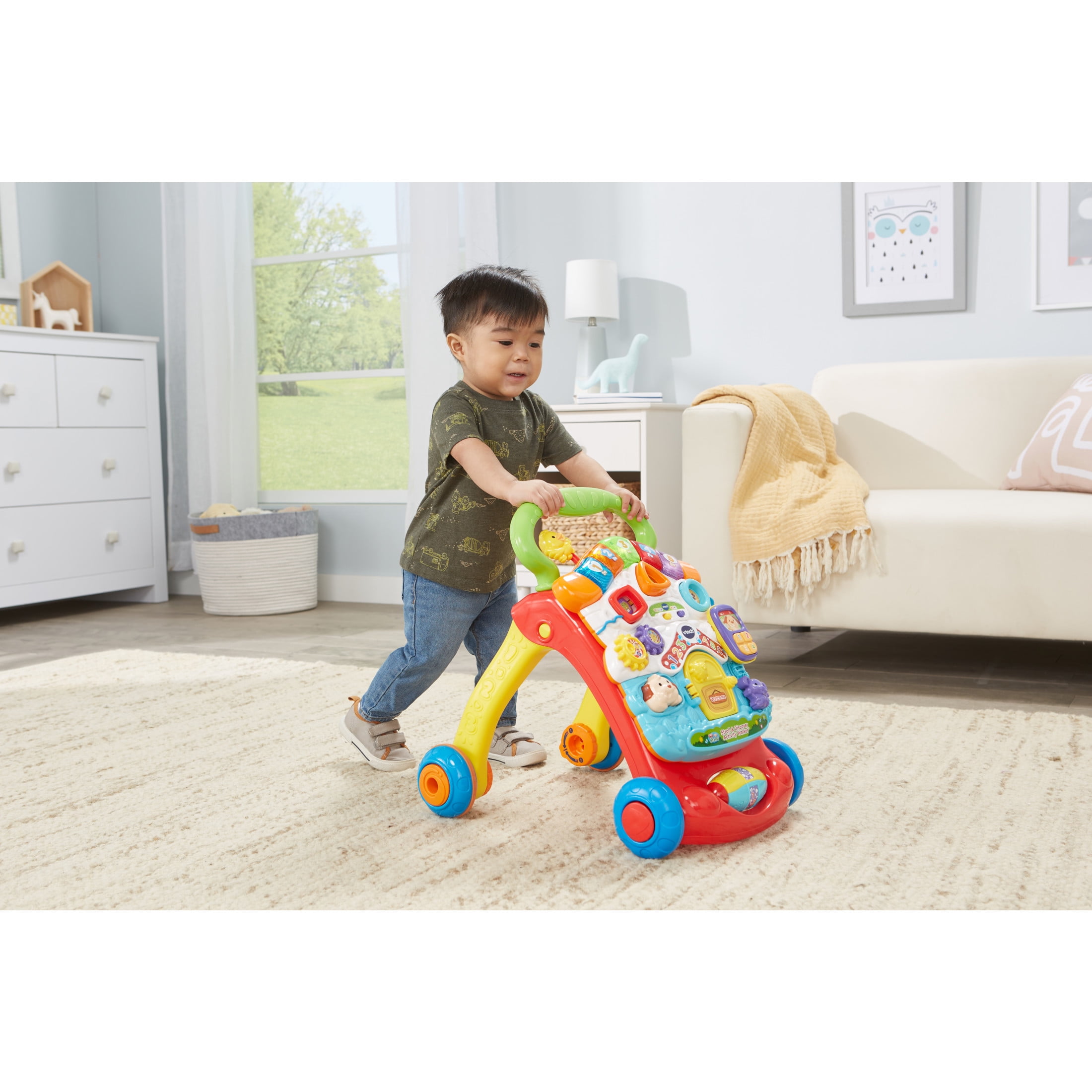 VTech Stroll & Discover Activity Walker with Accessories, Baby and Toddler Toys