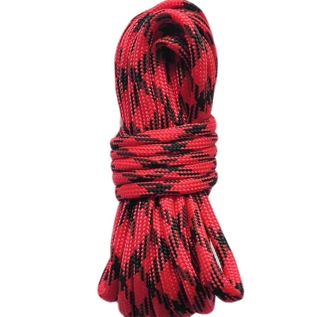 Nvzi 2 piezas de cordón de nailon trenzado de 4 mm para acampar, hamacas, tendedero, senderismo, pesca, 3 yardas, D