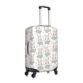 thumbnail image 3 of Uemuo Rabbit And Flower Printed Washable Luggage Cover - Fashion Suitcase Protector Fits 18-32 Inch Luggage -Large, 3 of 9