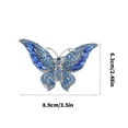 thumbnail image 5 of Crystals Adorned Butterfly Brooch Enamel Finish Multipurpose Fashion Accessory Ideal Gift for Special Occasions, 5 of 18