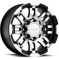thumbnail image 3 of 17x8.5 Vision Off-Road 375 Warrior Black Machined Wheel 6x5 (25mm), 3 of 3