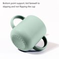 thumbnail image 4 of Taza de Pajita de Silicona para Bebé | Tazas para sorber para bebés de 6 a 12 a 18 meses | Tazas de entrenamiento abiertas con asa de fácil sujeción | Tazas de refrigerio, 4 of 7