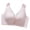 Pink, variant on biudgviw No Underwire Bras for Women Wireless Lace V Neck High Support Push up Bras Front Trim Comfort Full Coverage Bras