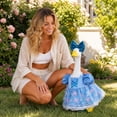 thumbnail image 5 of AZXY Porch Goose Outfit, Fits 23 Inch Porch Goose Statue, Bow‑Accent Princess‑Style Goose Clothes for Cement Goose, Goose Clothing, Elegant Outdoor Decor for Yard Patio Front Porch Garden, 5 of 6