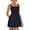 Navy Blue, variant on PRETTYGARDEN Womens Summer Sleeveless Mini Dress Square Neck A Line Short Cocktail Party Dresses Trendy Spring Clothes