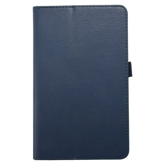 For Amazon Fire HD 7 2015 Tablet PU Leather Case Stand Cover (Dark blue)