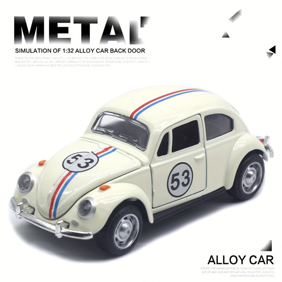 KEINXS Vintage Die-Cast Racing Car Toy  High-Quality Metal Alloy  Manual Pull-Back  Collectible Classic Car Model for Ages 3+