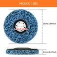 thumbnail image 3 of AEVXKHI 5PCS 100mm Nylon Fiber Sanding Discs, Efficient Grinding Stripping Wheel, Fine Polishing Stripping Discs Honeycomb Surface for Metal Plastic, 3 of 11