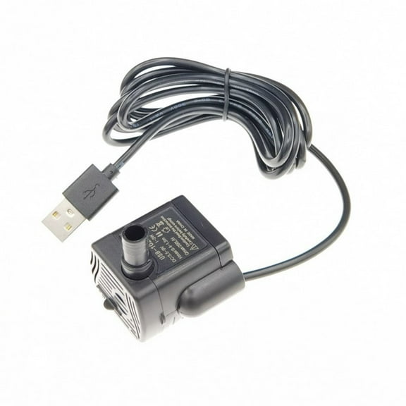 FACEGA USB-1020 Fountain Pump,5V DC Brushless Pond Pump for DIY Crafts,Portable Water Fountain Pump for Phone Cooling and Aquariums