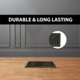 thumbnail image 4 of Sierra Grates 4” x 10” Contemporary Design Floor Register - Metallic Bronze color,  with Air Filter  - Vent Cover for Home Floor, Rectangle, 4 of 7