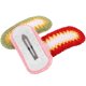 thumbnail image 3 of Knitting Flower Clips Colorful Hair Accessories For Photography And Parties 3Pcs, 3 of 5