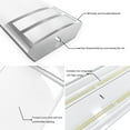 thumbnail image 3 of 4FT LED Light Fixtures, 3000K 4000K 5000K Selectable, 30W/40W/50W Dimmable 4 Foot LED Kitchen Ceiling Lights Fixture, 48 Inch Flush Mount LED Wraparound Puff Lights for Kitchen, Laundry, Office, 3 of 4