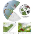 thumbnail image 2 of FMSHPON Easter Xmas Christmas Tree Skirt Stand Mat for Holiday Party Decoration Indoor Outdoor 48 inches, 2 of 6