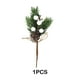 thumbnail image 2 of Wosthever Ramas de pino artificiales, para árbol de Navidad, adornos, decoraciones para árboles de Navidad versión gingko PC 1, 2 of 6