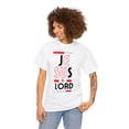 thumbnail image 2 of DJH Apparel | Jesus Is Lord Christian Inspirational Unisex Heavy Cotton Tee, 2 of 6