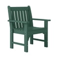 thumbnail image 2 of WestinTrends Malibu Outdoor Patio HDPE Adirondack Dining Arm Chair, Dark Green, 2 of 10