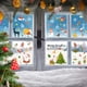 thumbnail image 5 of Billuyoard 2 piezas de pegatinas de ventana de Papá Noel de Navidad Visible de doble cara árbol de Navidad decoración del hogar calcomanías de Kits de decoración para fiestas, 5 of 6