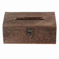 thumbnail image 1 of Caja de madera retro Nikou para pañuelos y servilleteros de papel 22 x 12 x 10 cm, 1 of 15