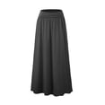 thumbnail image 2 of Doublju Women's Flowy Flared Comfy Maxi Skirt (Plus Size Available), 2 of 4