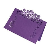 Niceauty 50Pack Table Place Names Iridescent Paper Elegant Shape Guests Restaurant