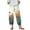 Mint Green, variant on TSADFHJI Long Skirts for Women Black Women's Capris Casual Pants Summer Printed Short Cotton Pants Comfortable Loose Pants with Pockets Xl Green