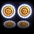 thumbnail image 2 of 2 luces de señal de tipo , 2 pulgadas LED luces de señal de Panel adecuado para motocicleta, Amarillo Zulema panel de luces de señales de  led, 2 of 8