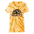 thumbnail image 1 of GOC Mountain Water-Based Womens Tie-Dye V-Neck Shirt - Gold - 3X-Large, 1 of 1