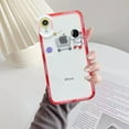 thumbnail image 3 of for iPhone 15 Pro Max Case Clear with Astronaut Design Cute Anime Cool Blue Durable Space Theme Soft TPU Shockproof Protective Aesthetic Women Girly Kids Girl's Phone Cover (Upside Down), 3 of 5
