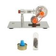 thumbnail image 3 of Stirling Engine, Scientific Physical Easy To Assemble Strong Durable Stirling Engine Motor  For Classroom, 3 of 8
