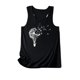 thumbnail image 4 of Camisetas sin mangas para las mujeres 2024 Camiseta sin mangas para mujer, camisetas de verano sin mangas, camiseta de vacaciones informal con gráfico de ramo de flores (Black, XL), 4 of 5