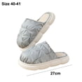 thumbnail image 2 of Zapatillas de casa para hombre Slip Zapatillas cálidas de invierno Zapatos para interiores y exteriores, 2 of 5