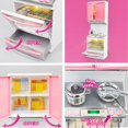 thumbnail image 3 of Kids Kitchen Playset, Play Kitchen Toys Wide Application Simulation Design Plastic  for Kindergarten, 3 of 8
