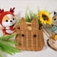 thumbnail image 5 of Cesta de Mimbre con Asa, Cesta para Huevos, Cesta Tejida para Niña de las Flores, Cesta para Pan, Frutas y Verduras, Cesta de Mimbre para Picnic de Juguete, 5 of 5