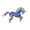 Blue, variant on Elegant Unicorns Brooch Sturdy Alloy Design Secure for Daily Wear Parties