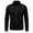 Black, variant on qolati Men's Fleece Jackets Lightweight Soft Fall Winter Thermal Coats Outdoor Windproof Stand Collar Zip Up Golf Jacket