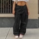 thumbnail image 3 of Pantalones holgados de pierna recta de gran tamaño para mujeres europeas y americanas, pantalones casuales de pierna ancha y cintura alta de verano, 3 of 6