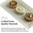 thumbnail image 3 of DISPOSABLE LACE TRAYS | for Upscale Wedding and Dining | 6 pc | Ivory | 14” x 7.5”, 3 of 5
