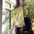 thumbnail image 2 of Easter Eggs Bull Terrier White Flag Canvas House Size, 2 of 4