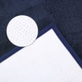thumbnail image 4 of Unique Bargains Cute Heart Pattern Bath Rugs Mat Soft Absorbent Bath Rugs Blue 20" x 32", 4 of 7