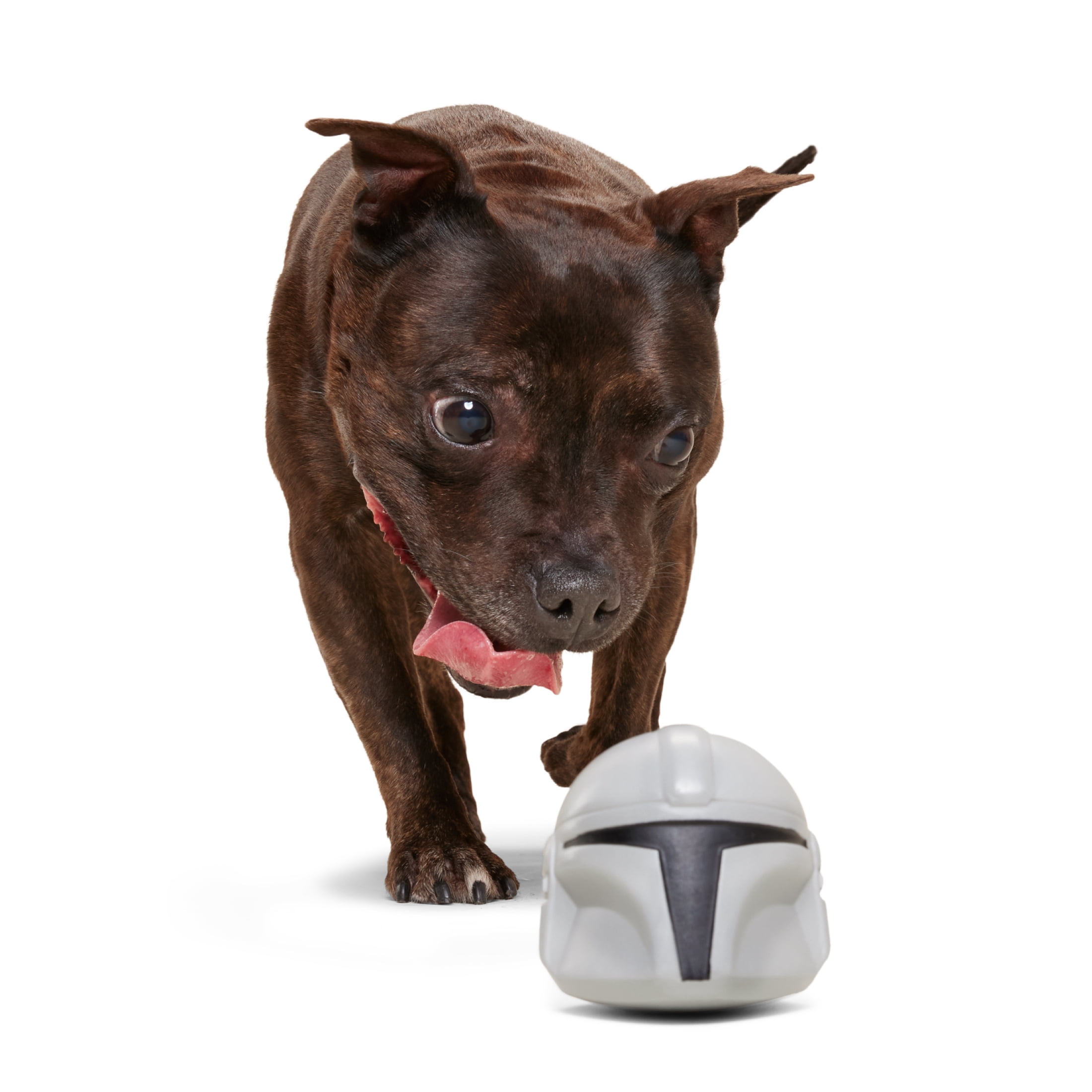 Star Wars Mandalorian Helmet Squeaky Dog Toy for Small Dogs