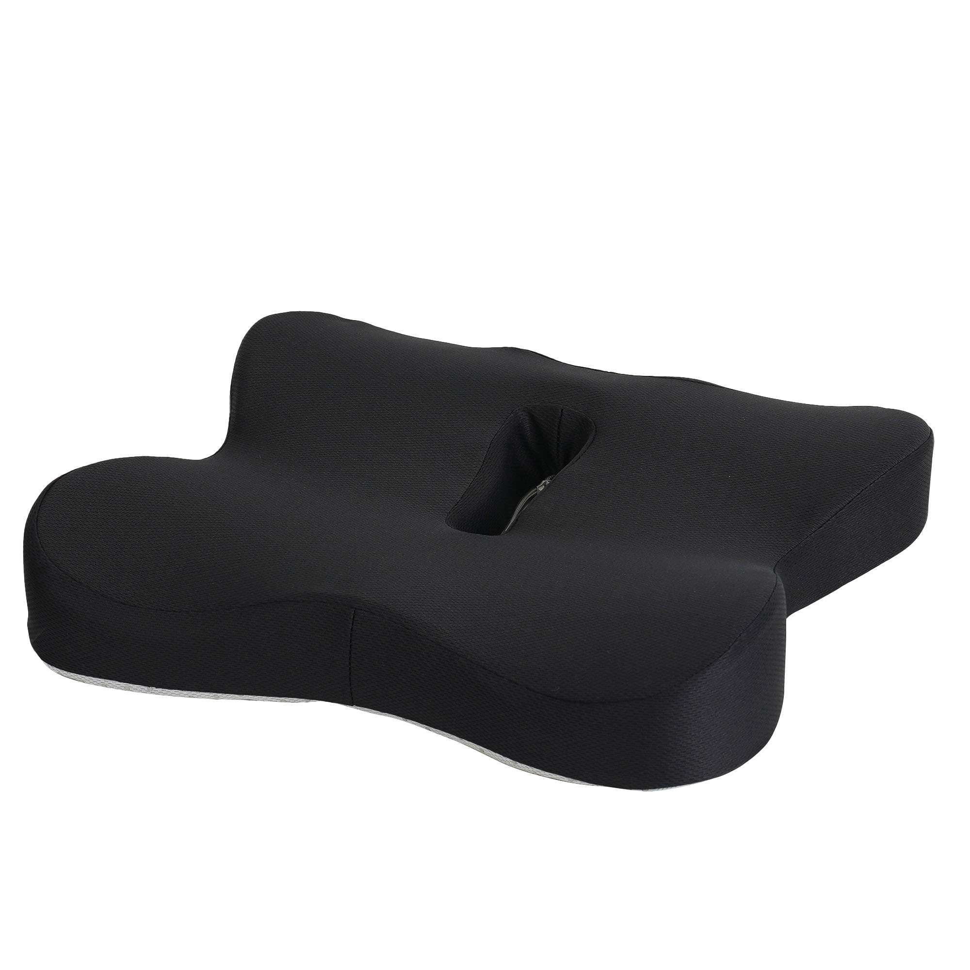 PULLIMORE Donut Pillow Seat Cushion Hemorrhoid Tailbone Pain Relief Memory Foam