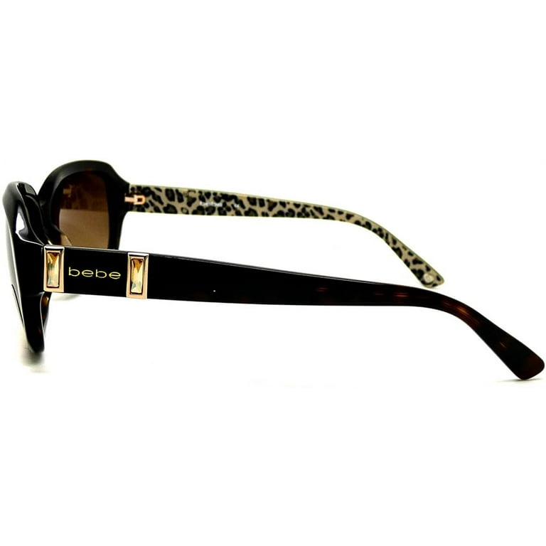 Bebe Women's Oval Tortoise Butterfly Sunglasses - BB7080 Bebe Women's Oval Tortoise Butterfly Sunglasses - BB7080