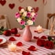 thumbnail image 1 of Paquete de rosas artificiales de plástico, flores de seda, decoración de flores para bodas., 1 of 6