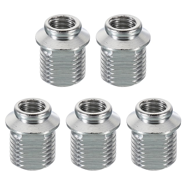 Uxcell Thread Reducing Nut M10 Male to M6 Female Gooseneck Hose Adapter Conversion Nut 5 Pack