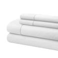 thumbnail image 3 of Greek Key Ultra Soft 1800 Series Egyptian Comfort 4 Piece Sheet Set (Queen, White), 3 of 3
