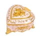 thumbnail image 4 of Joyero en forma de corazón único y versátil para guardar aretes y joyas. Oro rosa blanco, 4 of 9