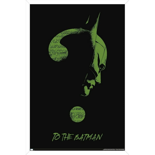 DC Comics The Batman - Riddler Wall Poster, 22.375" x 34" Framed