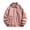 Pink, variant on Men's Full Zip Up Patchwork Jackets Spring Fall Lapel Basic Casual Bomber Jackets Retro Nostalgia Heritage Zip-Up Collared Jacket Trendy Spring Autumn Coat, Men's Fashion Outerwear