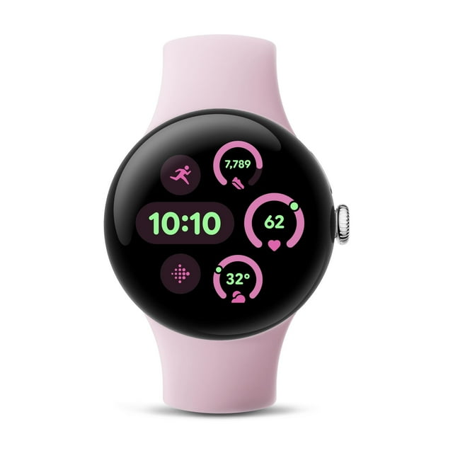Smartwatch Google Pixel Watch 3 41mm LTE Plateado - Cuarzo rosa